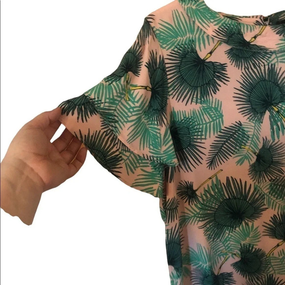 Palm leaves blouse - Picture 2 of 15
